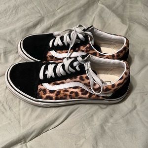 Cheetah print vans